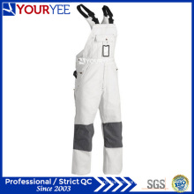 Customized Painters White One Piece Work Wear Bib Overall (YBD121)